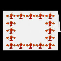 Crawfish Border Templet cards