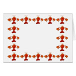 Crawfish Border Templet Card