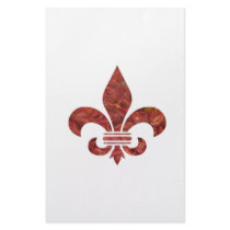Crawfish Fleu de Lis stationery by CajunDesigns Crawfish Fleu de Lis stationery