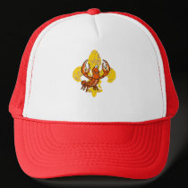 Crawfish Fleur De Lis hats