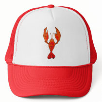 Crawfish Fleur De Lis Hat by figstreetstudio Crawfish Fleur De Lis Hat