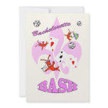 Crawfish Fleur de Lys Bachelorette Casino Party Personalized Announcement