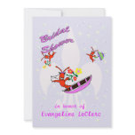 Crawfish Fleur de Lys Bridal Shower Invitation