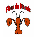 Crawfish: Fleur du Marais t-shirts