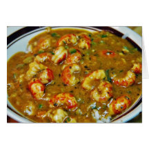 Crawfish Gumbo Greeting Card