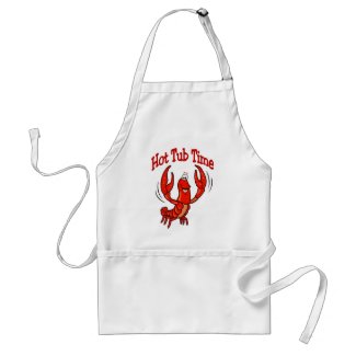 Crawfish Hot Tub Time apron