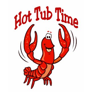 Crawfish Hot Tub Time shirt