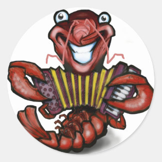 Crawfish Round Sticker