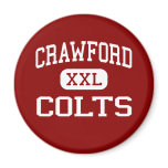 Crawford - Colts - High - San Diego California magnets