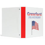 Crawford for Congress Patriotic American Flag Desi Binder