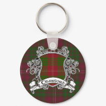 Crawford Tartan Shield keychains by Scottish_Tartans Crawford Tartan Shield keychains