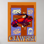 Crawfrish After Matisse Print