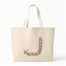 Crawling Caterpillar Tote Bag