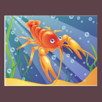 Crayfish postcards