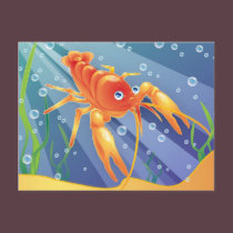 Crayfish postcards