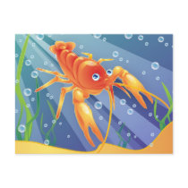 Crayfish postcards
