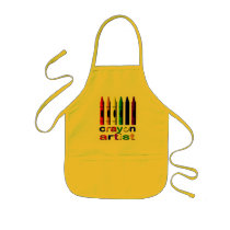 Crayon Artist Childrens Apron