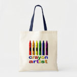 Crayon Artist KidsTote Bag