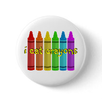 Crayon Button Template by Customizables Crayon Button Template