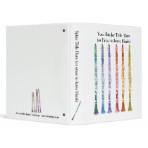 Crayon Clarinets Binders