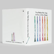Crayon Clarinets binders