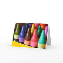 Crayon Greeting Card