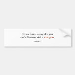 Crayon investing bumper stickers