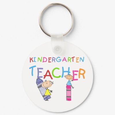 Crayon Kindergarten Teacher Tshirts and Gifts key chains