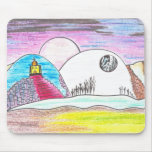Crayon Moonlight Mousepads