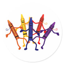 Crayon Party Sticker