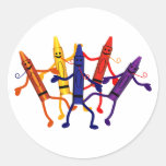 Crayon Party Sticker