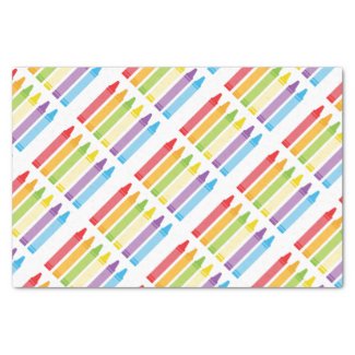Crayon Patter Tissue Paper 10" X 15" Tissue Paper