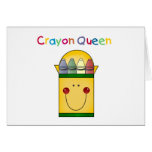 Crayon Queen Greeting Cards