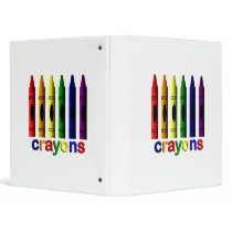 Crayons Art for Children binders