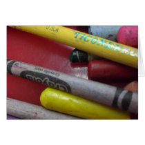 Crayons cards