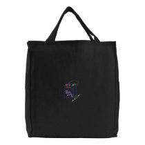 Crayons embroidered bags