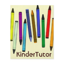 Crayons, KinderTutor flyers by JaZilla Crayons, KinderTutor flyers