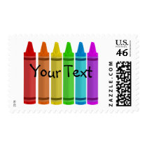 Crayons Postage postage