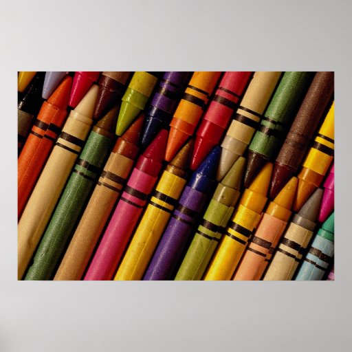 Crayons Poster | Zazzle