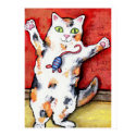 Crazed Calico Art Print by jamiecreates1 Crazed Calico Art Print