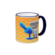 Crazy 3d Mad Scientist Raygun Deathray Coffee Mugs