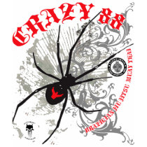 CRAZY 88 - BLACK WIDOW II t-shirts