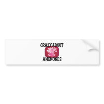 Crazy About Anemones Bumper Sticker