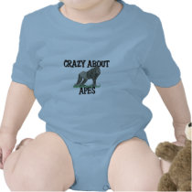 Crazy About Apes t-shirts by AnimalShirts Crazy About Apes t-shirts