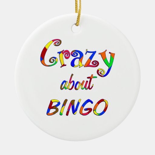 crazy about bingo christmas ornaments zazzle crazy about bingo christmas ornaments zazzle