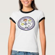 Crazy About Cheerleading T-shirt by stick_figures Crazy About Cheerleading T-shirt