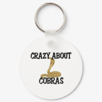 Crazy About Cobras keychains by AnimalShirts Crazy About Cobras keychains