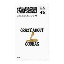 Crazy About Cobras postage by AnimalShirts Crazy About Cobras postage