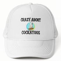 Crazy About Cockatoos hats by AnimalShirts Crazy About Cockatoos hats