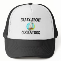 Crazy About Cockatoos hats by AnimalShirts Crazy About Cockatoos hats